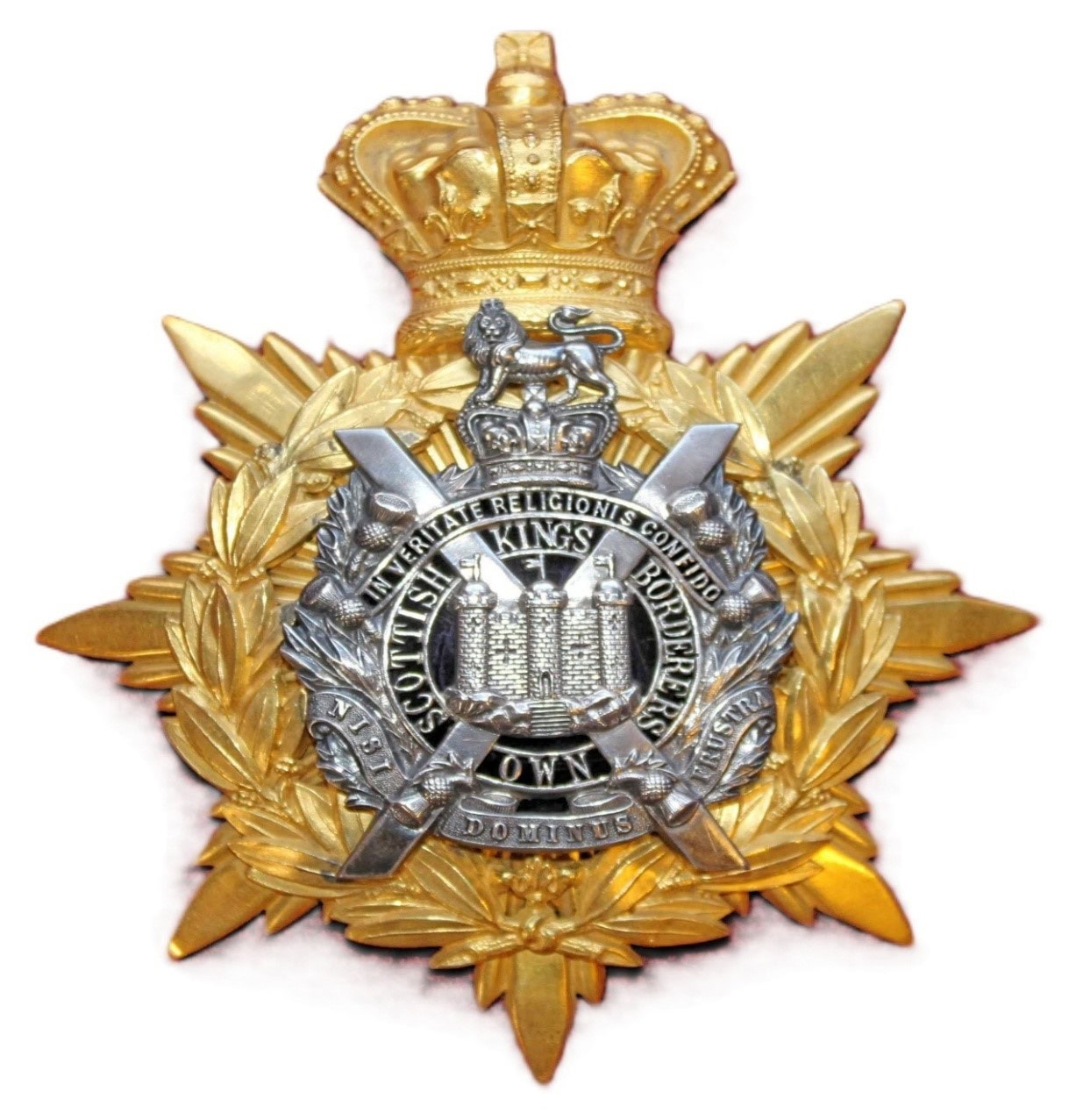 Kosb officers plate